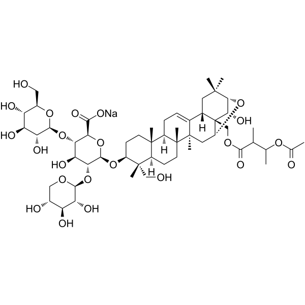 Sodium-Aescinate Structure